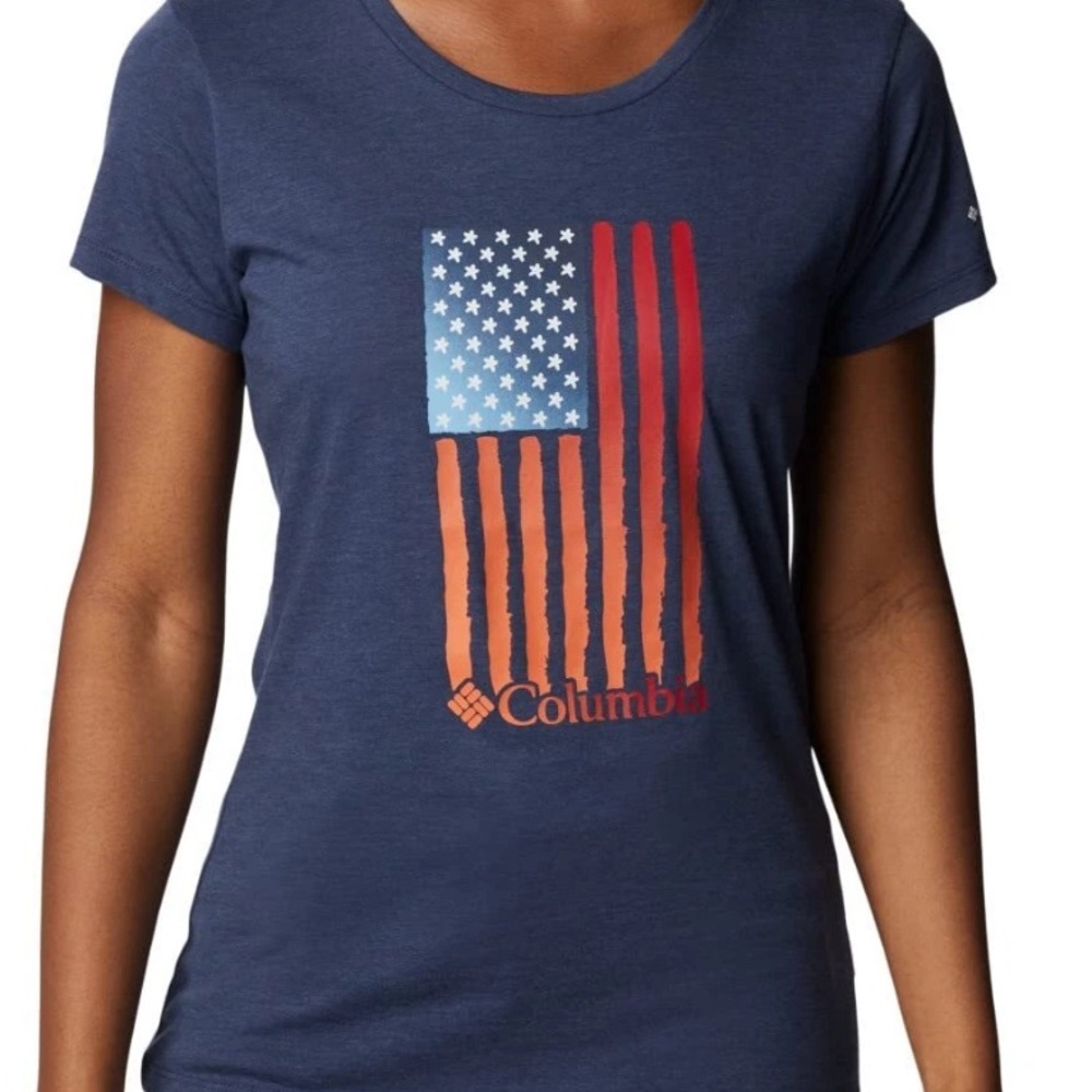 Columbia Women's Navy Graphic Tee